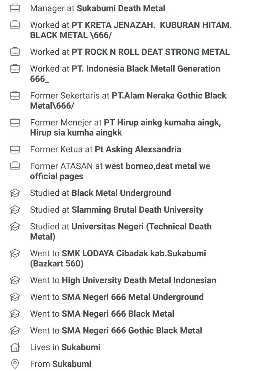 25+ Profesi Khayalan nan Ngawur yang Sering Dipakai Warganet Facebook. Biar Apa Sih Begitu? 54