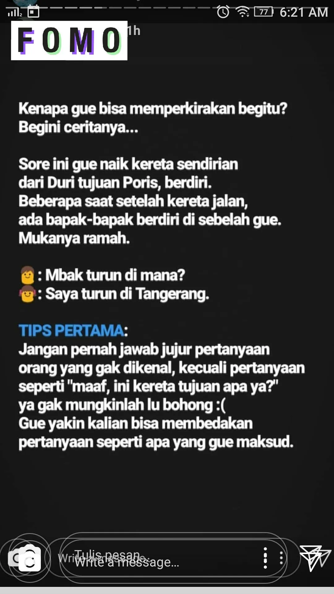 Óbrolan di KRL Menjurus Modus Human Trafficking ini Harusnya Bikin Kamu Makin Waspada ya, Girls 16