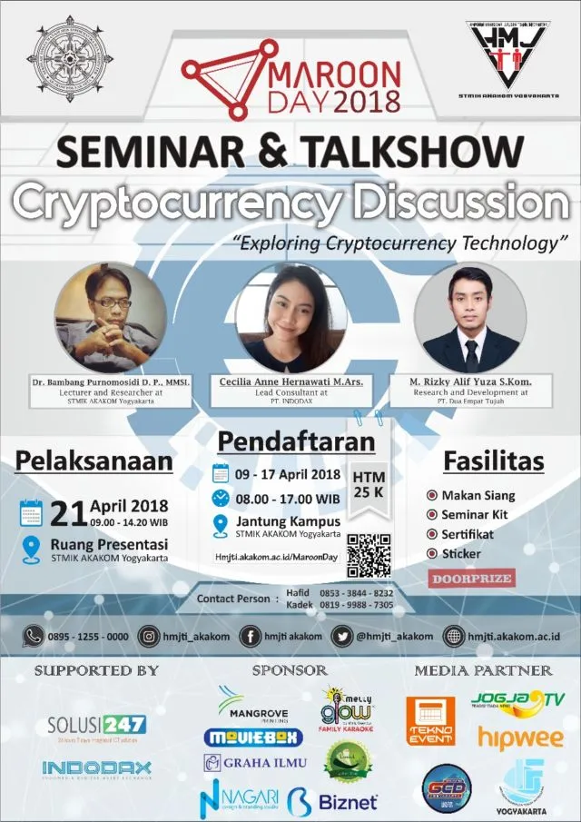 Maroon Day 2018; Seminar dan Talkshow Seru Tentang Cryptocurrency Discussion 2