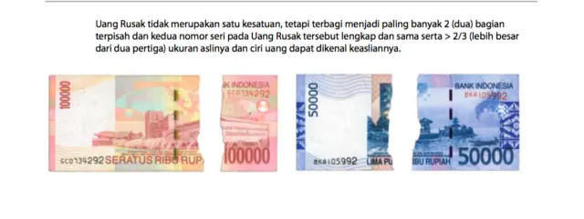 Asal Penuhi 4 Syarat Ini, Uang Robek atau Rusak Masih Bisa Ditukar. Jangan Sedih dan Asal Buang Aja 10