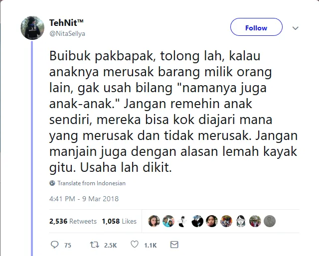 Masih Sering Dianggap Lumrah, Thread soal 'Namanya Juga Anak-Anak' ini Bikin Warganet Buka Suara 11