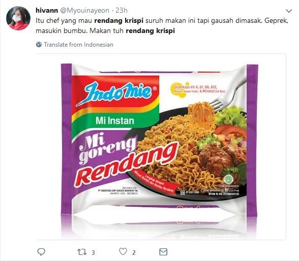 13+ Respons Warganet Ini Buktikan Kalau Kasus Rendang Ayam Krispi Sungguh Melukai Hati. Ganyang! 23