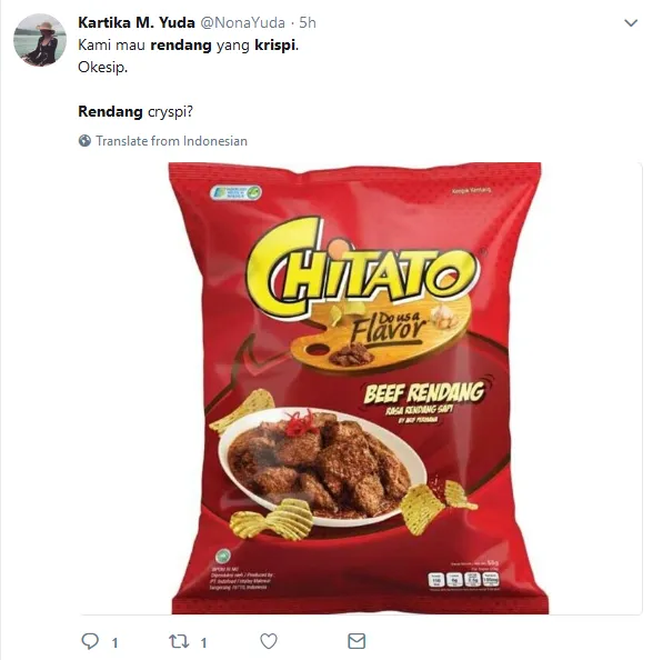 13+ Respons Warganet Ini Buktikan Kalau Kasus Rendang Ayam Krispi Sungguh Melukai Hati. Ganyang! 19
