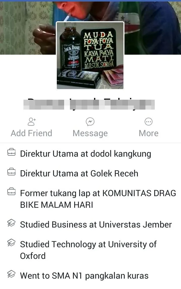 25+ Profesi Khayalan nan Ngawur yang Sering Dipakai Warganet Facebook. Biar Apa Sih Begitu? 30
