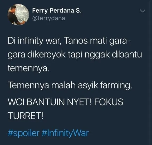 15 Pesan dari Warganet buat yang Sudah Nonton Infinity War. Banyak Banget yang Takut Lihat Spoiler~ 23
