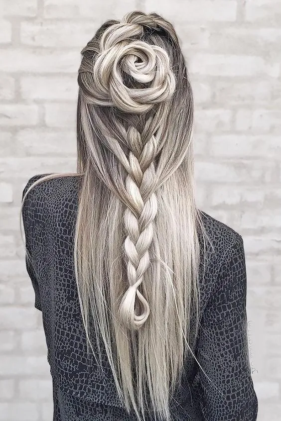12+ Ide Kepang Unik Braided Rose yang Wajib Dilirik. Siap-siap Rambutmu Jadi Cantik! 24