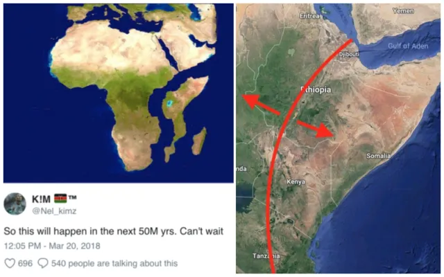 4 Fakta Patahan Misterius di Afrika Yang Bikin Heboh. Katanya Bakal Belah Benua Afrika! 5