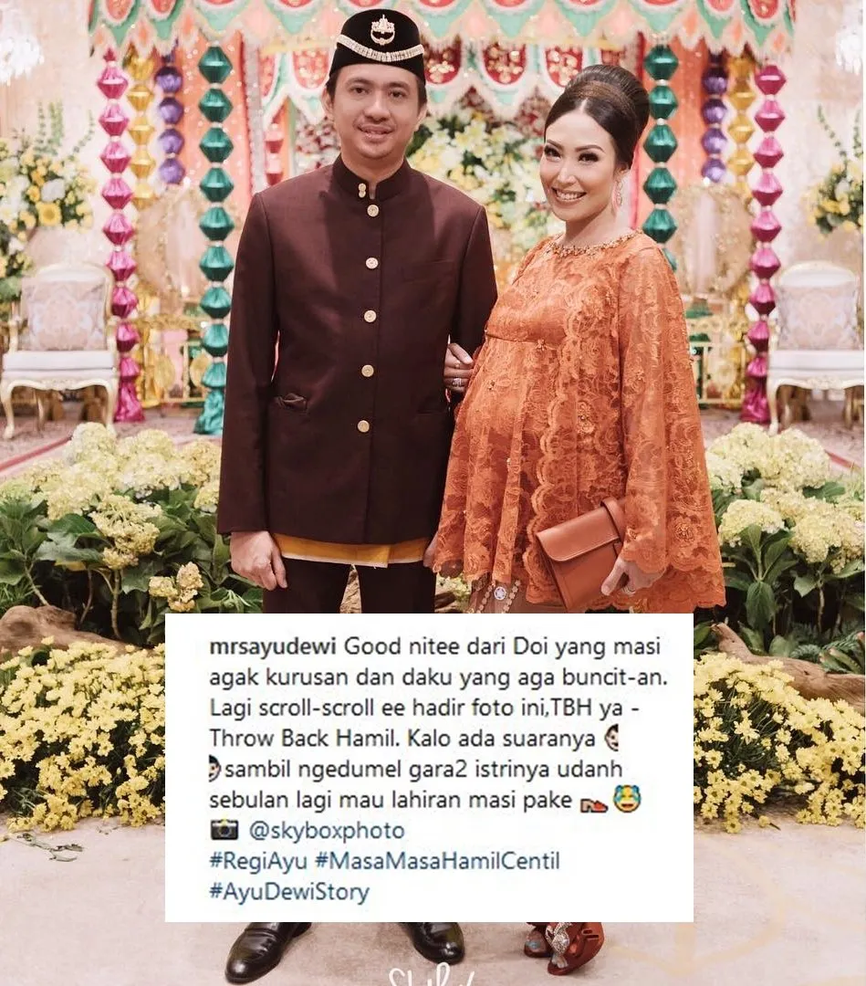 13 Caption Kocak Ayu Dewi Bareng Suami, Meski Sudah Nikah Mesranya Tetap Kayak Zaman Pacaran. Tiru, Ah! 20