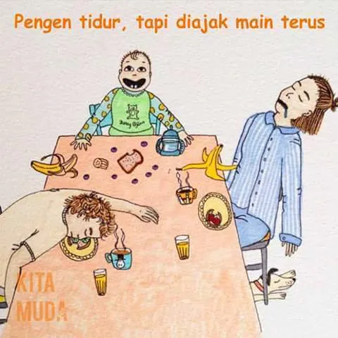 18 Ilustrasi Lucu Perjuangan Ibu Muda yang Baru Punya Momongan. Ternyata Nggak Gampang, Ya? 24