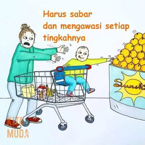 18 Ilustrasi Lucu Perjuangan Ibu Muda yang Baru Punya Momongan. Ternyata Nggak Gampang, Ya? 34