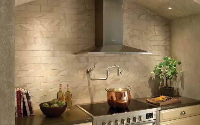 11 Inspirasi Keramik Dapur yang Dipasang di Dinding. Motifnya Artistik! 12 keramik dapur
