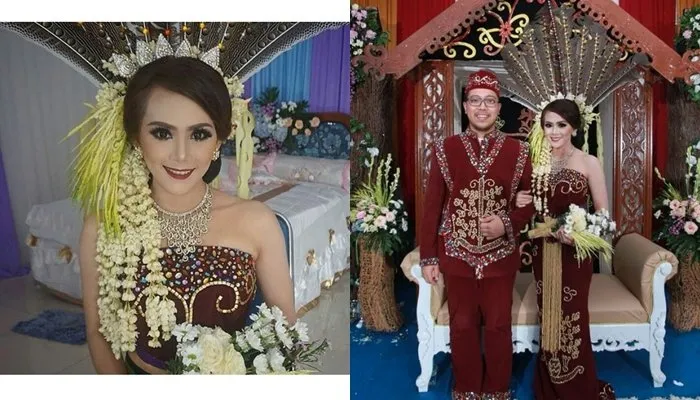 Jarang Terekspos, 7+ Inspirasi Make-up dan Busana Adat Pernikahan Perempuan Dayak Ngaju ini Begitu Mewah dan Menawan 14