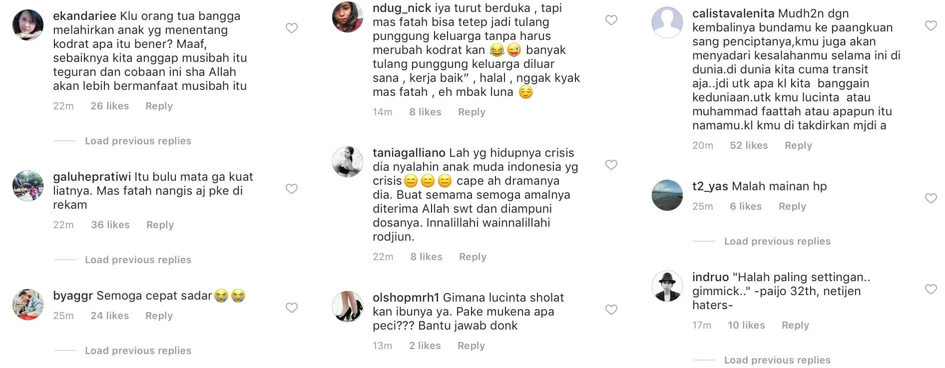 Ibu Lucinta Luna Meninggal, Warganet Tetap Sibuk Nyinyirin dan Meributkan Soal Peci atau Mukena 5