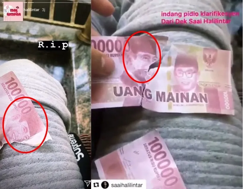 Soal Merobek Uang, Klarifikasi Saaih Halilintar Justru Bikin Warganet dan Selebritas Lainnya Geram 5