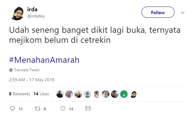 20+ Jokes #Menahanmarah Ala Warganet ini Kocak Banget. Orang Puasa Memang Harus Sabar Sih 34