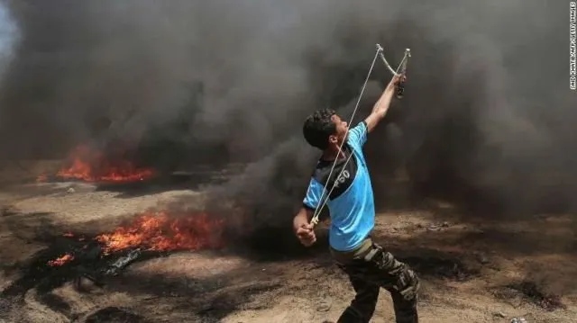 9 Potret Kericuhan Berdarah di Gaza, Pasca Trump Nekat Buka Kedubes AS di Yerusalem 14