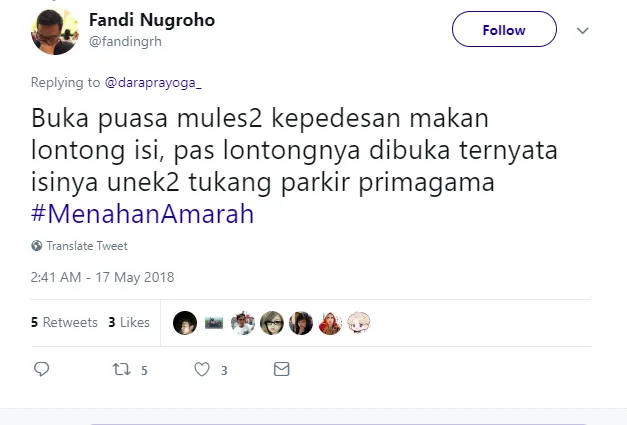 20+ Jokes #Menahanmarah Ala Warganet ini Kocak Banget. Orang Puasa Memang Harus Sabar Sih 40