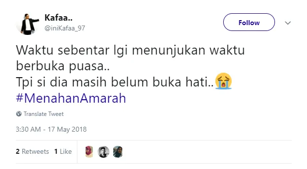 20+ Jokes #Menahanmarah Ala Warganet ini Kocak Banget. Orang Puasa Memang Harus Sabar Sih 43