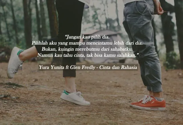 10 Potongan Lirik Lagu Ini Terdengar Nggak Masuk Akal, tapi Selalu Bikin Cewek Baper Kebangetan 20