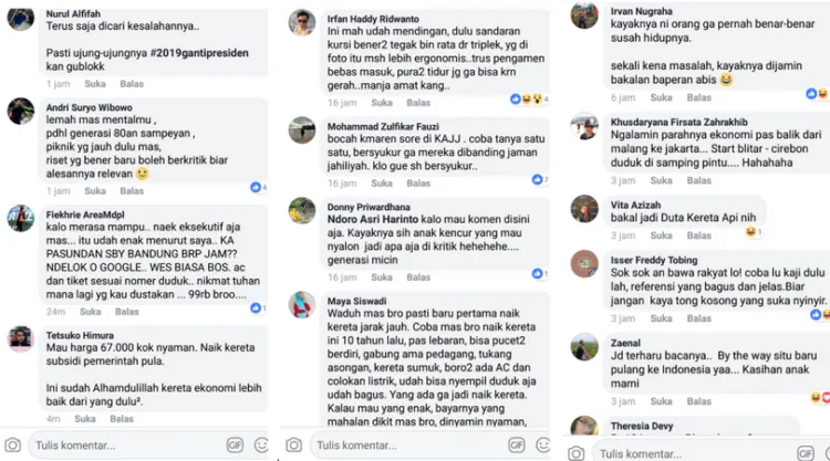 Niat Protes Fasilitas Kereta Ekonomi yang Dia Anggap Nggak Nyaman, Pria Ini Malah Dibully Netizen! 6