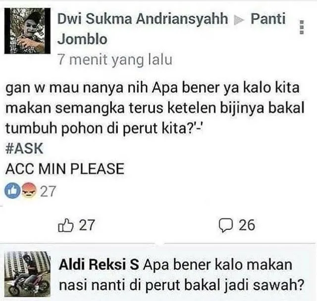 14 Pertanyaan Konyol Warganet yang Bisa buat Nemenin Kamu Ngabuburit. Tetap Sabar, Ya! 15