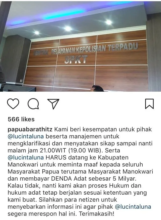 Sering Nggak Dikasih 'Panggung', Lucinta Luna Keceplosan Hina Manokwari. Panjang deh Urusannya~ 6