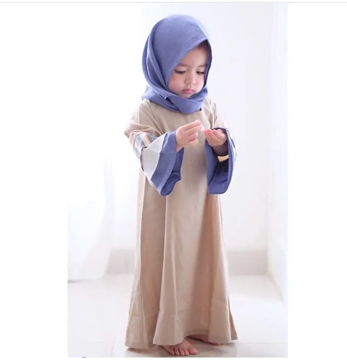 9+ Ide Gamis Balita Nuansa Islami yang Menggemaskan untuk Lebaran. Nggak Heran Kalau Makin Sayang 18
