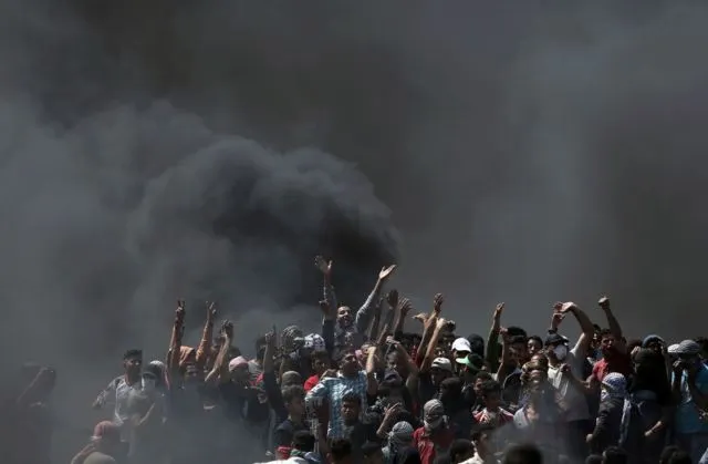 9 Potret Kericuhan Berdarah di Gaza, Pasca Trump Nekat Buka Kedubes AS di Yerusalem 13