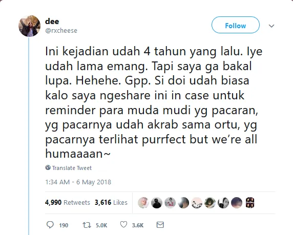 Pacaran 5 Tahun dan Cowoknya Hamilin Cewek Lain, Curhatan Cewek ini Tuai Pujian Warganet. Kelas sih! 30