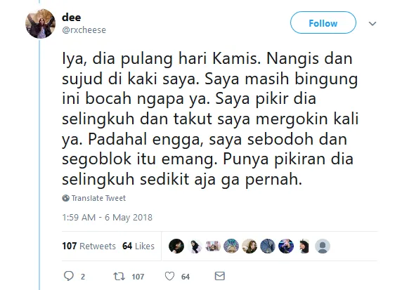 Pacaran 5 Tahun dan Cowoknya Hamilin Cewek Lain, Curhatan Cewek ini Tuai Pujian Warganet. Kelas sih! 48