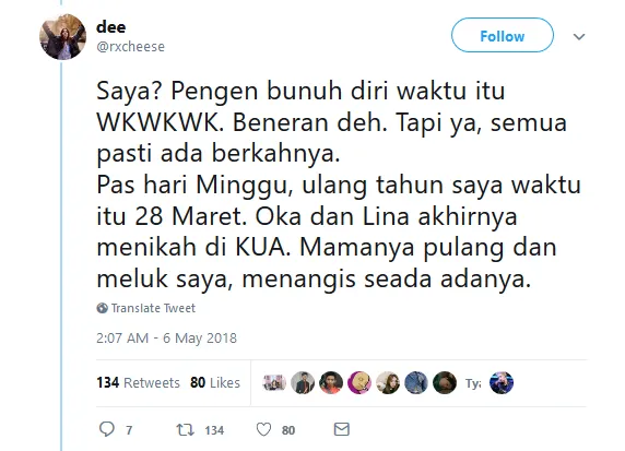 Pacaran 5 Tahun dan Cowoknya Hamilin Cewek Lain, Curhatan Cewek ini Tuai Pujian Warganet. Kelas sih! 55