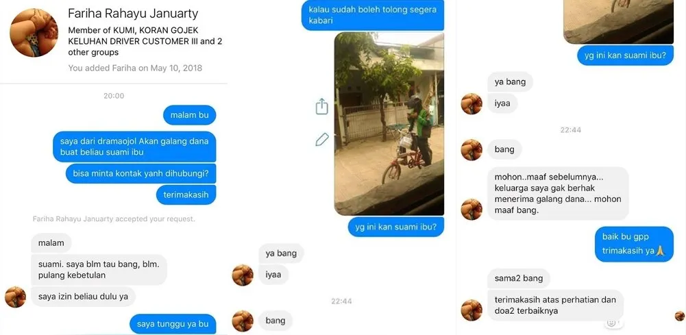 Antar Orderan Pakai Sepeda, Cerita Abang Ojol Satu Ini Berhasil Bikin Mewek Warganet 6