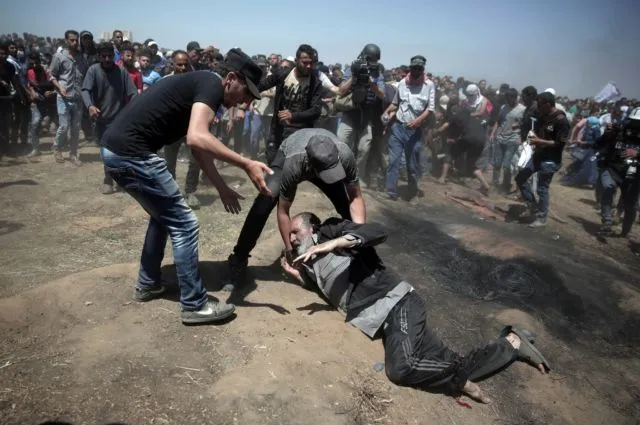 9 Potret Kericuhan Berdarah di Gaza, Pasca Trump Nekat Buka Kedubes AS di Yerusalem 12