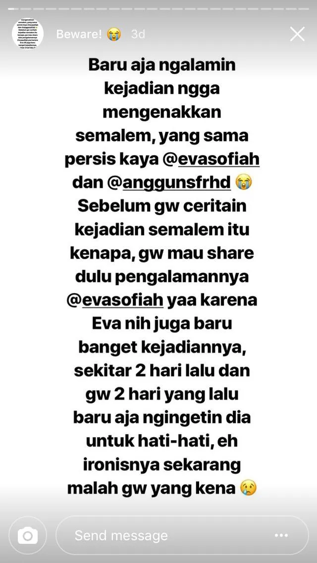 Berbagi Cerita Soal Bapak-Bapak Mesum di Jalan, IG Stories Gadis ini Menguak Banyak Kejadian Serupa 14