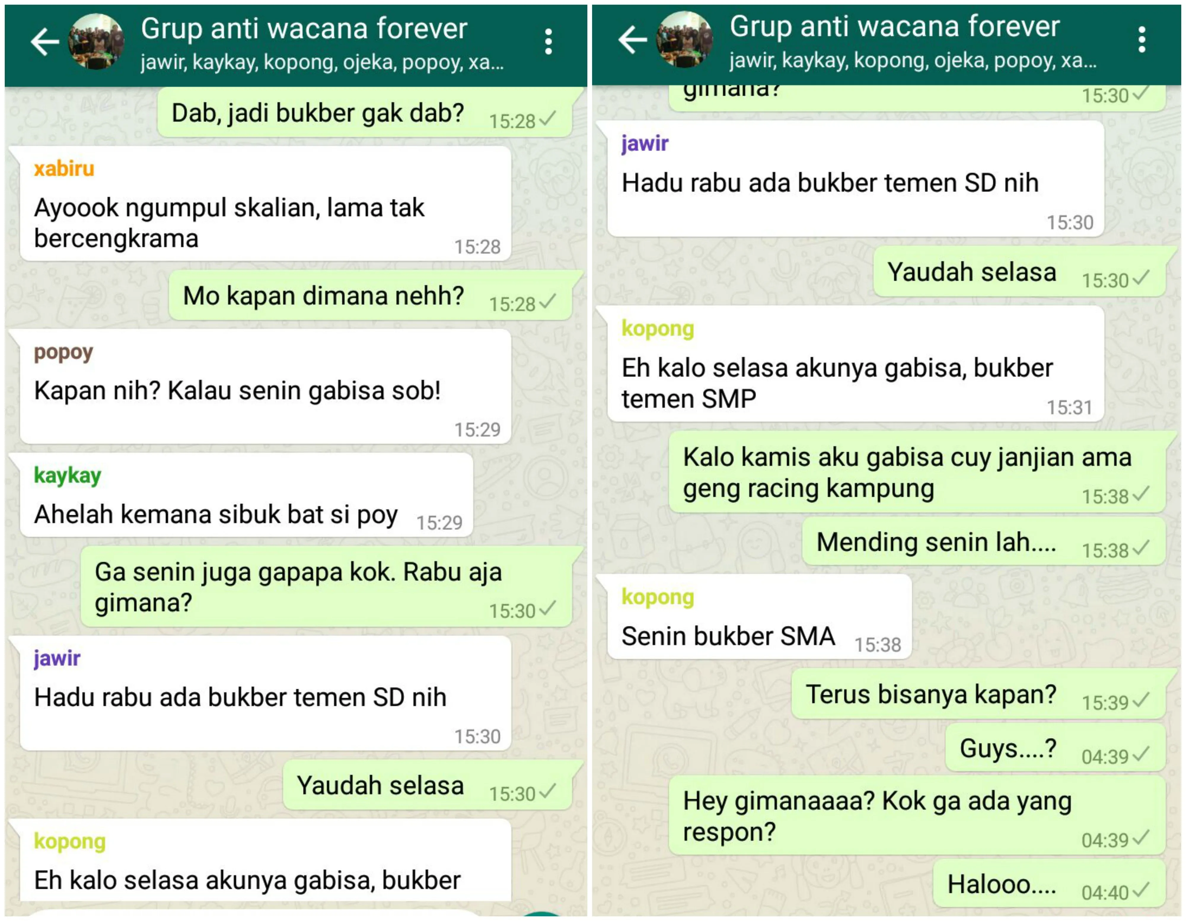8 Tipe Grup WhatsApp Ketika Ada Ajakan Buka Bersama. Dari yang Kompak Sampai Cuma Bikin Wacana Saja~ 9