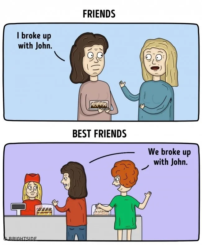 11 Ilustrasi Perbedaan antara Teman dan Sahabat dalam Kehidupan Sehari-Hari. Bener Banget Nggak sih? 16