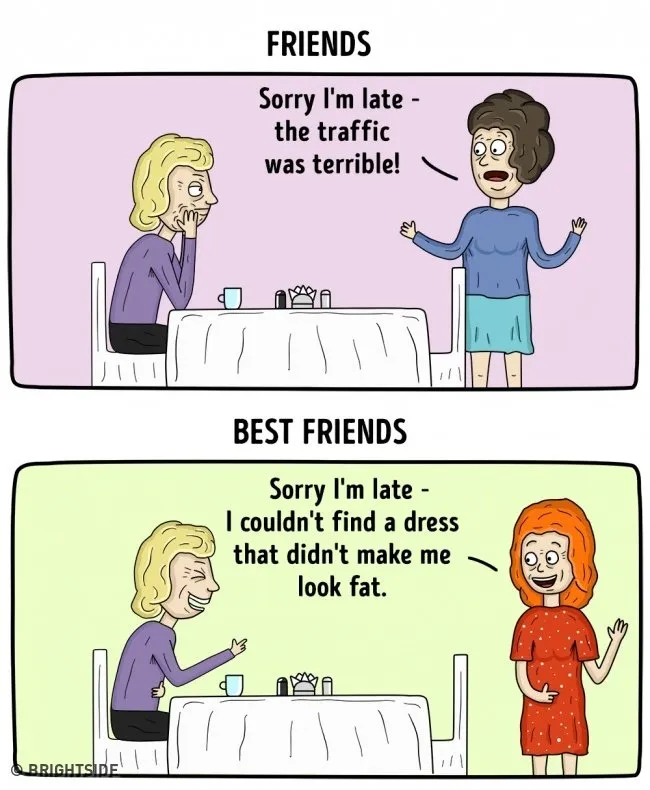 11 Ilustrasi Perbedaan antara Teman dan Sahabat dalam Kehidupan Sehari-Hari. Bener Banget Nggak sih? 18