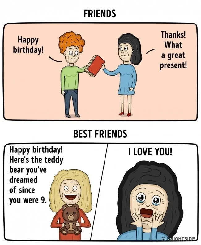 11 Ilustrasi Perbedaan antara Teman dan Sahabat dalam Kehidupan Sehari-Hari. Bener Banget Nggak sih? 19