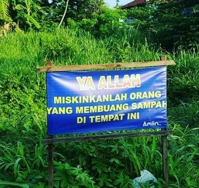 Saking Kreatifnya, 14 Spanduk Peringatan ini Pasti Bikin Kamu Otomatis Taat Aturan. Masih Mau Bandel? 16