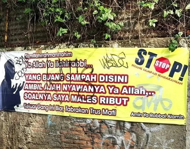 Saking Kreatifnya, 14 Spanduk Peringatan ini Pasti Bikin Kamu Otomatis Taat Aturan. Masih Mau Bandel? 17