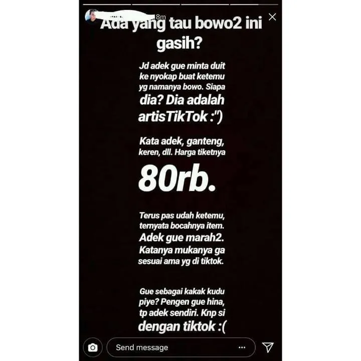 Ini lho yang Namanya Bowo, Artis Tik Tok Viral yang Adakan Meet & Greet dengan Penggemarnya. Tetew! 9