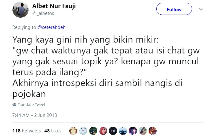 13 Curhatan Orang yang Ikut Ngobrol di Grup WA, Tapi Dicuekin. Definisi dari Sakit Nggak Berdarah nih~ 17