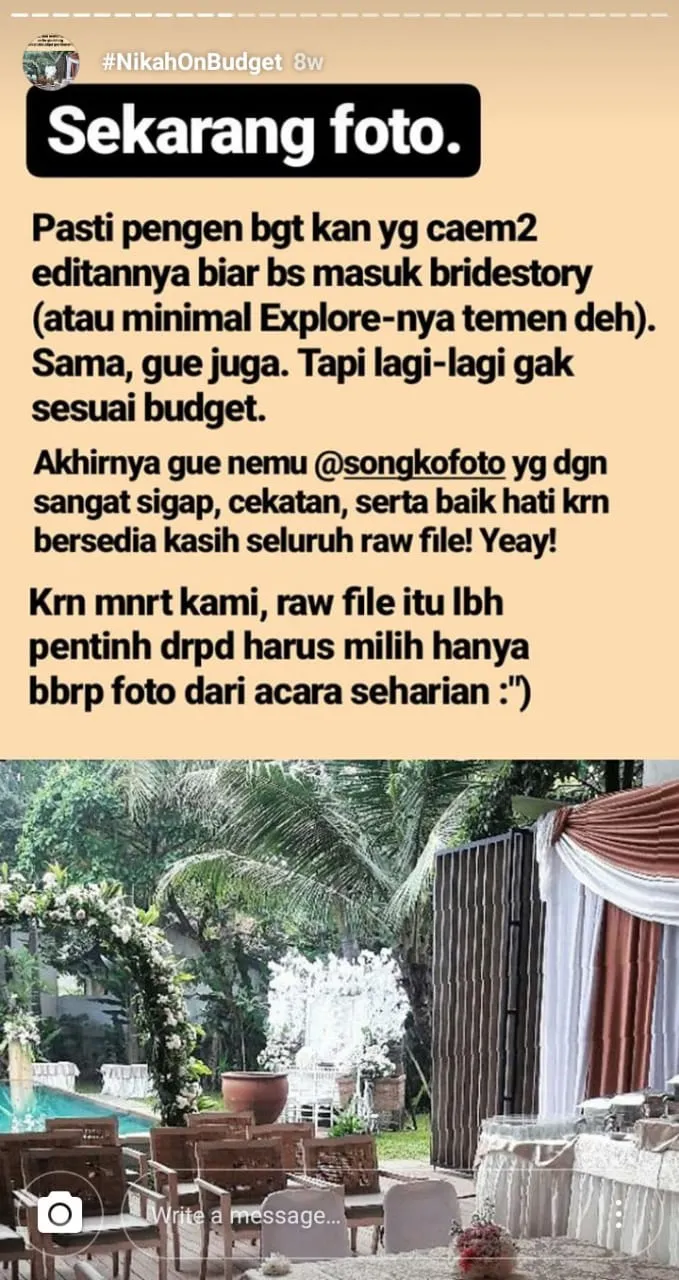 Inspirasi Perencanaan Nikah On Budget Ala Julia Jasmine. Pantas Saja Viral, Jadi Hemat Sih 31