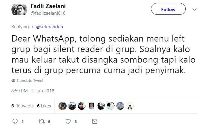 13 Curhatan Orang yang Ikut Ngobrol di Grup WA, Tapi Dicuekin. Definisi dari Sakit Nggak Berdarah nih~ 21