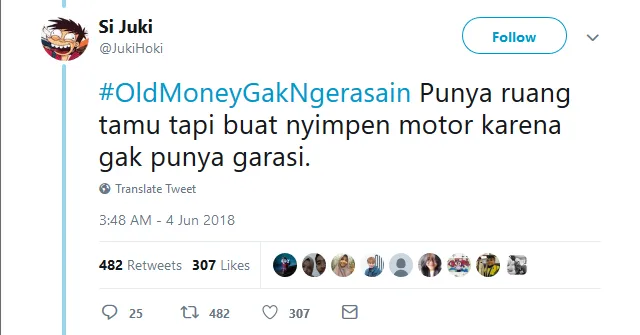 Thread Twitter Soal Orang Kaya Indonesia Bikin Takjub, Warganet Malah Usung Tagar #OldMoneyGakNgerasain 36