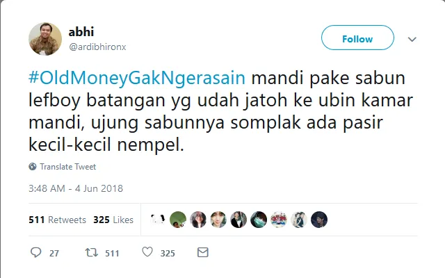 Thread Twitter Soal Orang Kaya Indonesia Bikin Takjub, Warganet Malah Usung Tagar #OldMoneyGakNgerasain 27