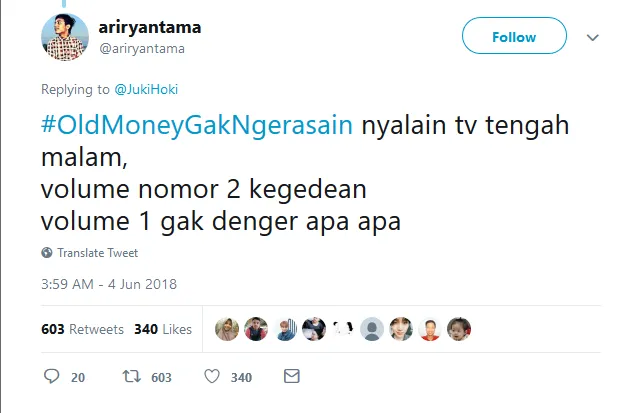 Thread Twitter Soal Orang Kaya Indonesia Bikin Takjub, Warganet Malah Usung Tagar #OldMoneyGakNgerasain 37