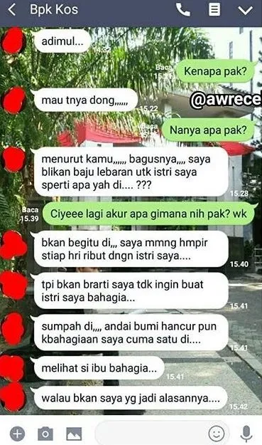 18 Percakapan Kocak Anak Kuliah dengan Bapak Kosan. Akrab Banget Sih, Dijadiin Tempat Curhat, Kan~ 29
