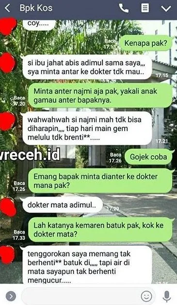 18 Percakapan Kocak Anak Kuliah dengan Bapak Kosan. Akrab Banget Sih, Dijadiin Tempat Curhat, Kan~ 22