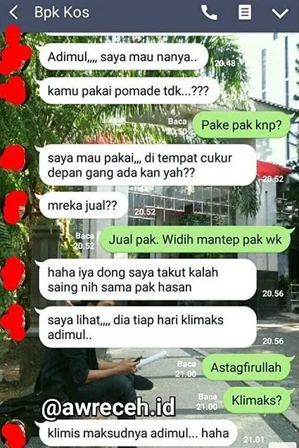 18 Percakapan Kocak Anak Kuliah dengan Bapak Kosan. Akrab Banget Sih, Dijadiin Tempat Curhat, Kan~ 33